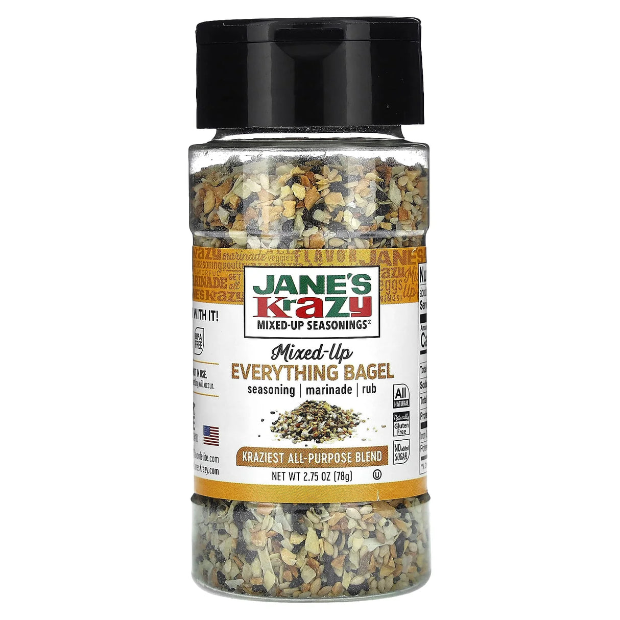 Jane's Krazy Mixed Up Everything Bagel Seasoning 78g