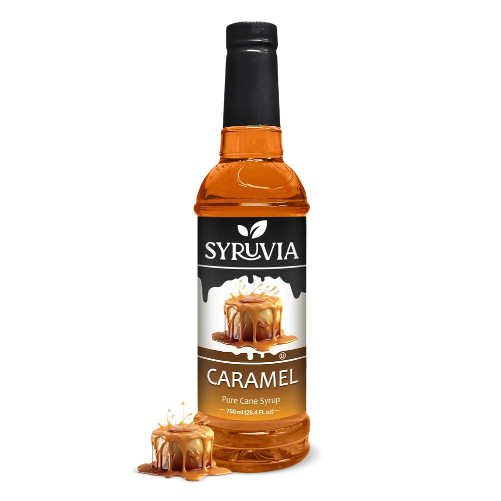 SYRUVIA CARAMEL SYRUP 750ml