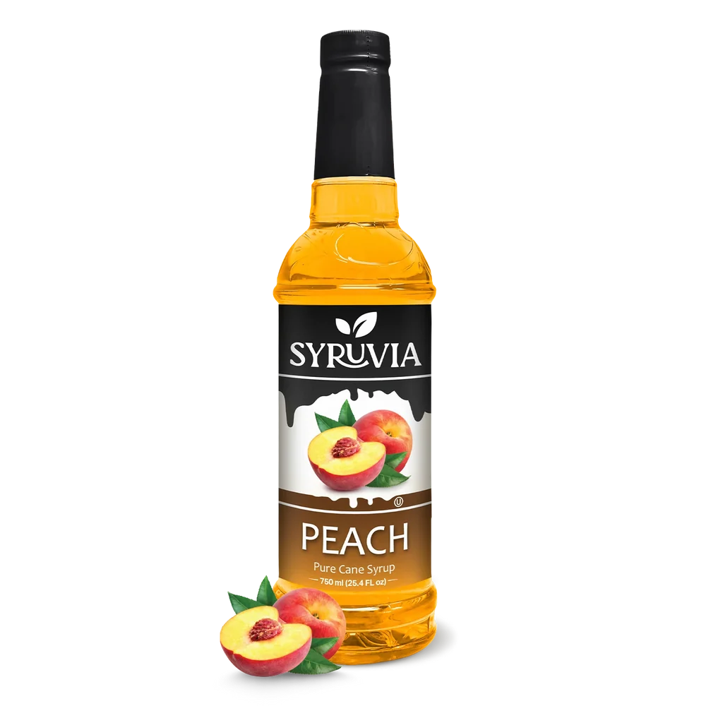 SYRUVIA PEACH SYRUP 750ml