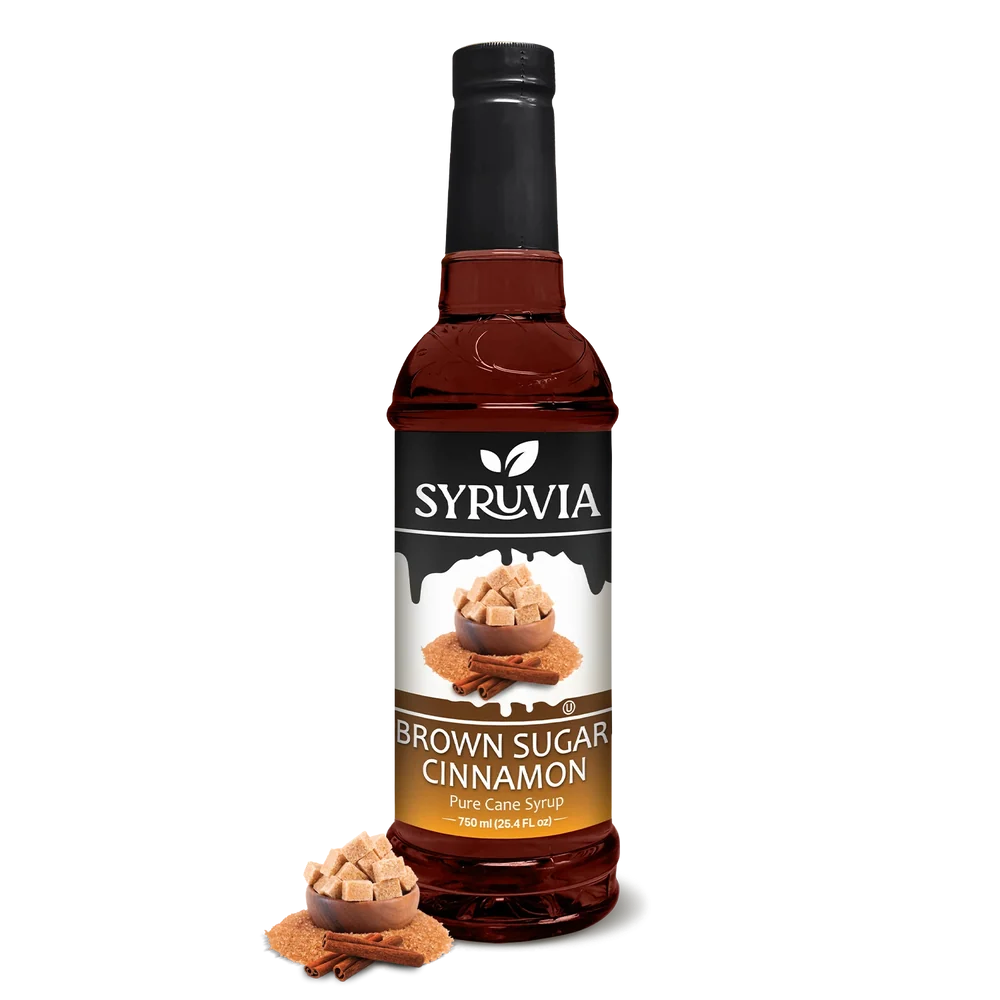 SYRUVIA BROWN SUGAR CINNAMON SYRUP 750ml
