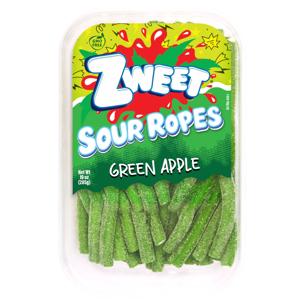 ZWEET SOUR ROPES GREEN APPLE 285g