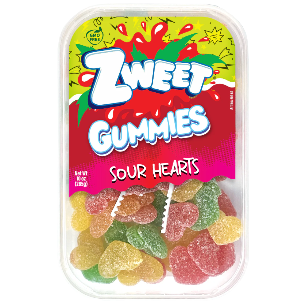 ZWEET GUMMY SOUR HEARTS 285g