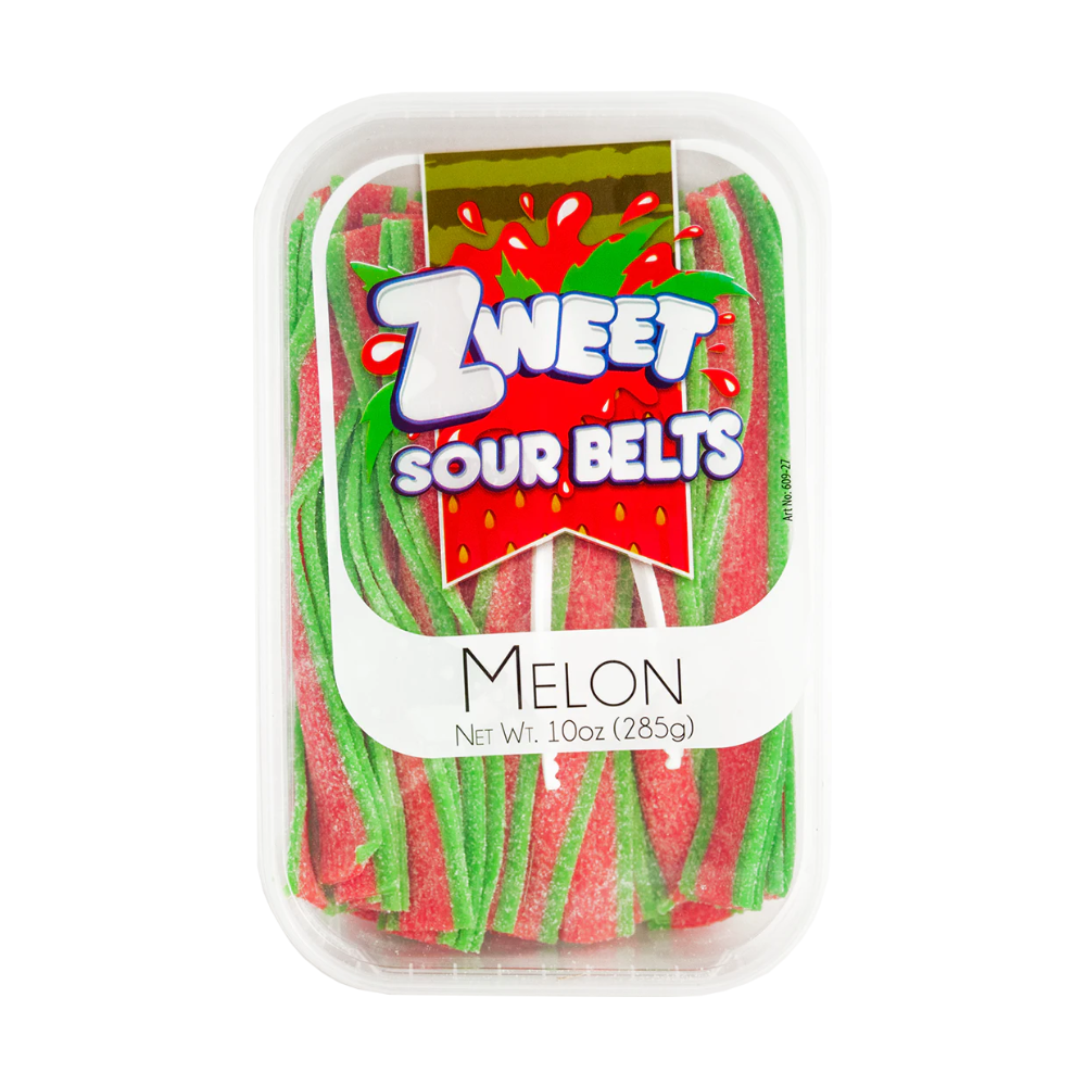 ZWEET SOUR BELTS MELON 285g