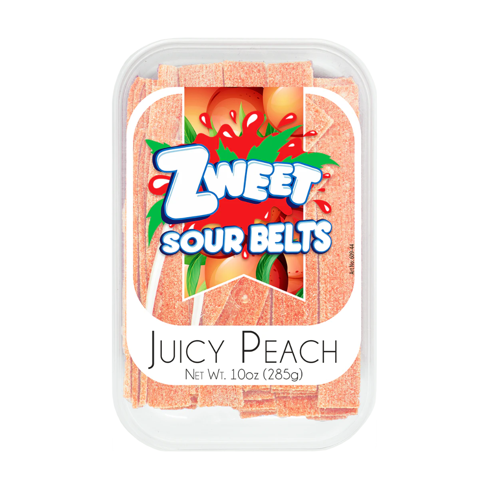 ZWEET SOUR BELTS PEACH 285g