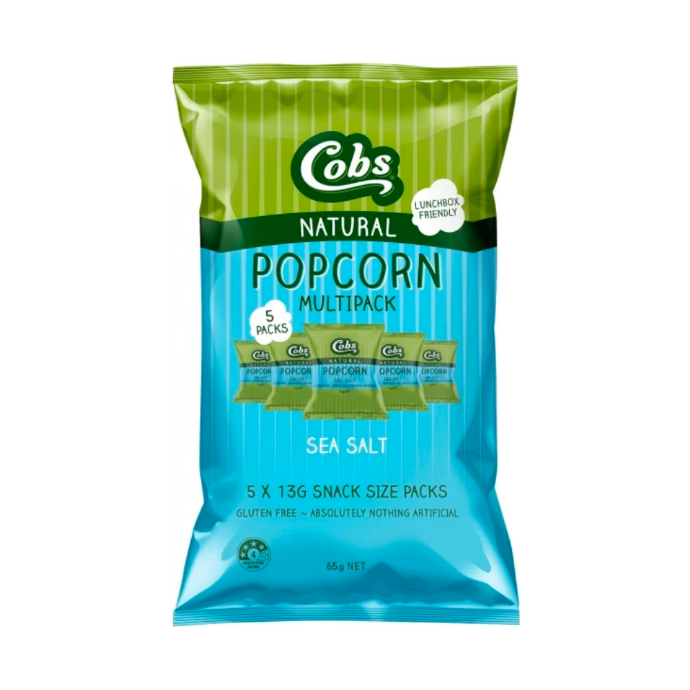 Cobs Popcorn Multipack Sea Salt 65g