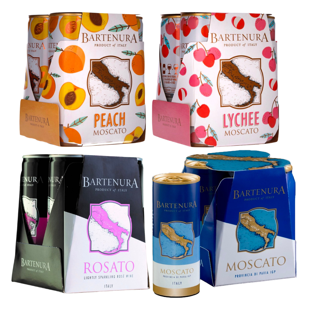 Bartenura Sparkling Wine in Can Bundle 16 x 250ml