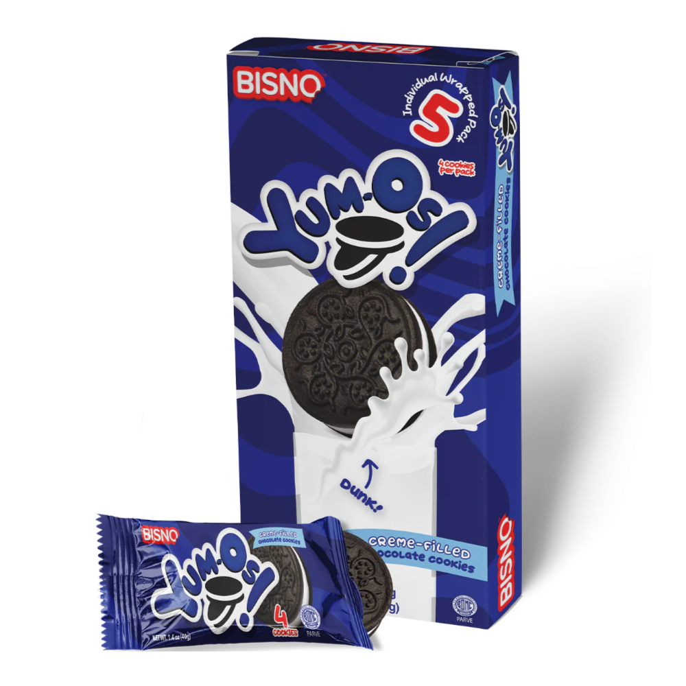 Chasadim Yum-Os Creme-filled Chocolate Cookies 5 x 40g