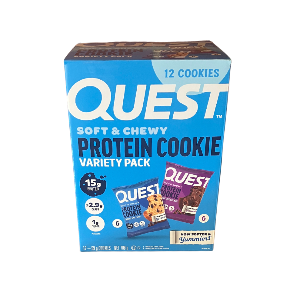 Quest Nutrition Protein Cookies Variety Pack Chocolate Chip 12 x 59g