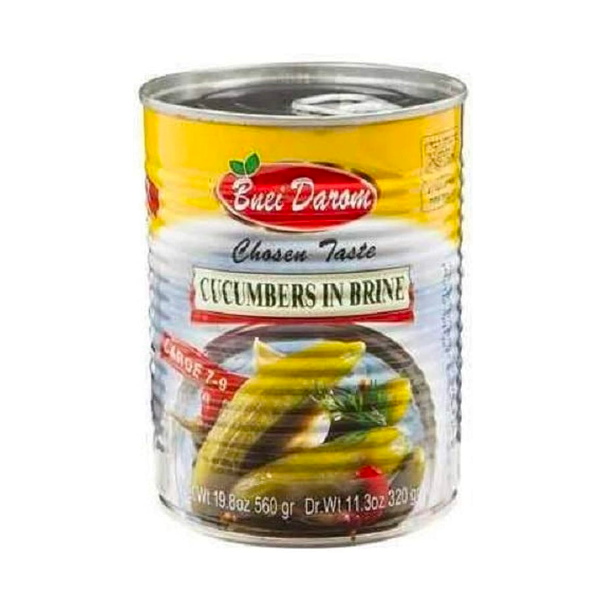 Bnei Darom Cucumbers In Brine 7-9 560g