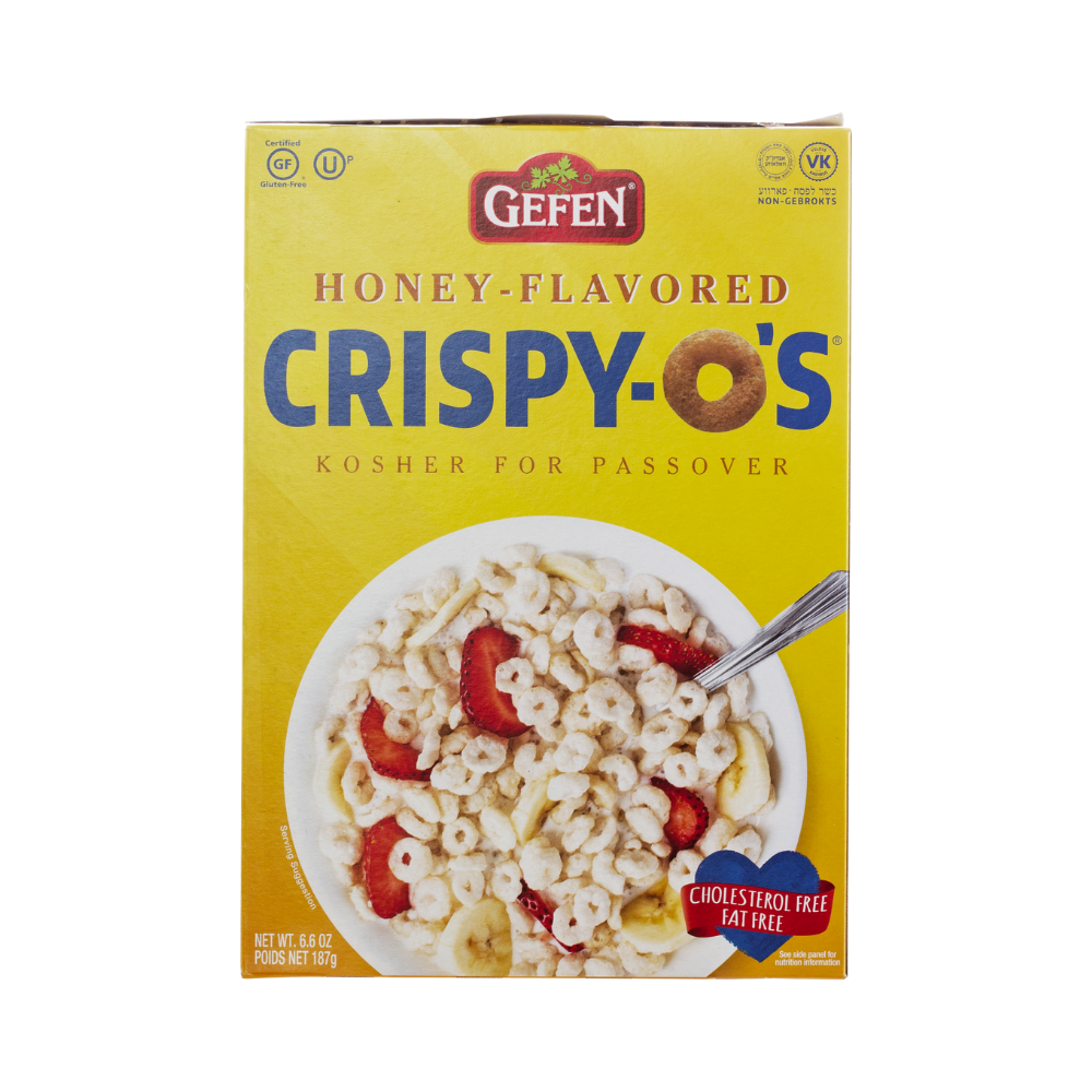 Gefen Crispy O's Cereal Honey 187g