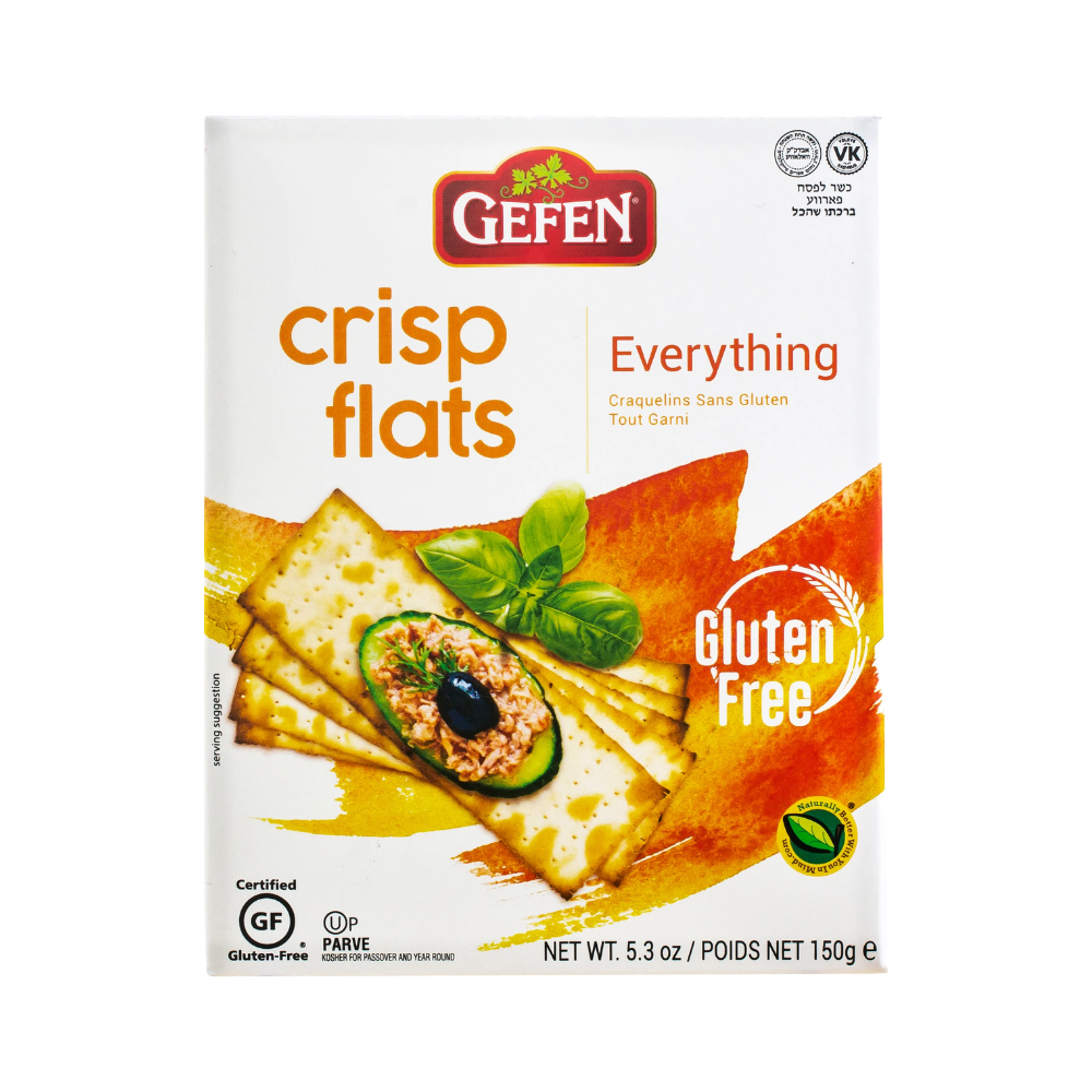 Gefen Crisp Flats Gluten Free Everything 150g