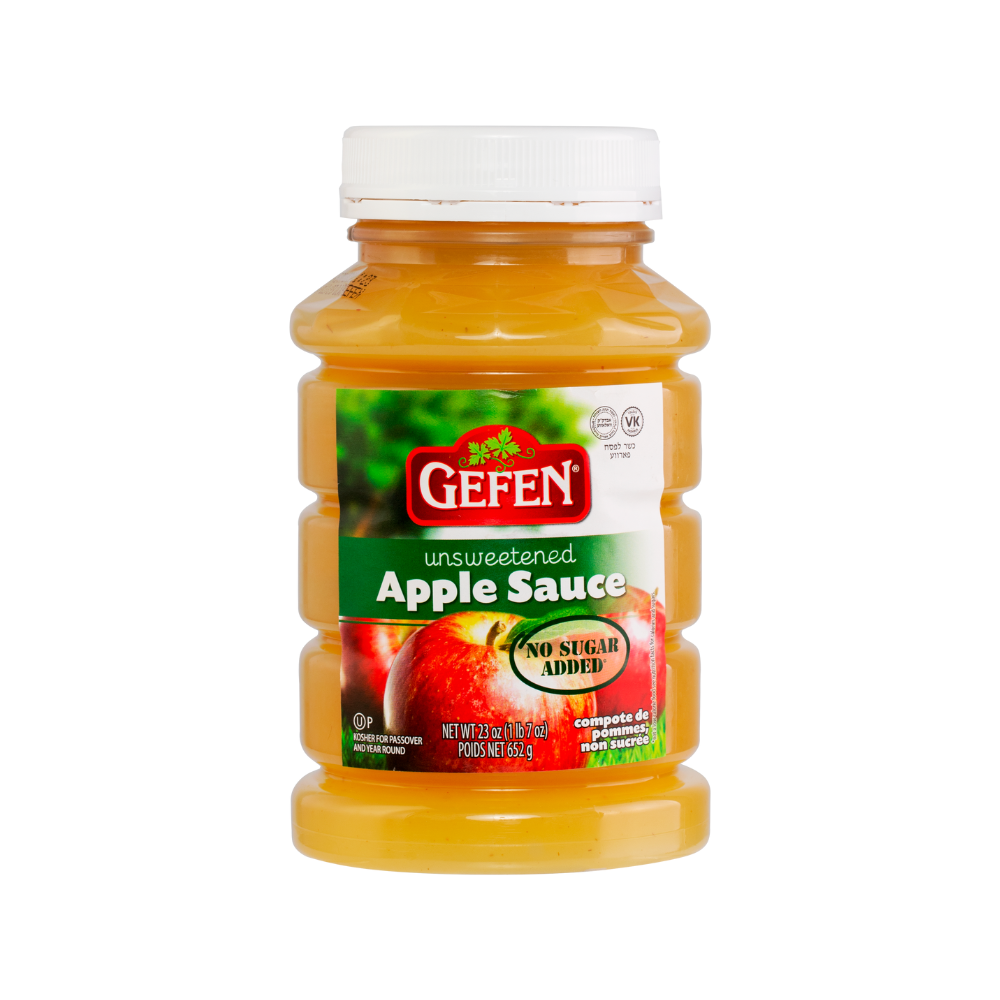 Gefen Natural Unsweetened Apple Sauce 652g