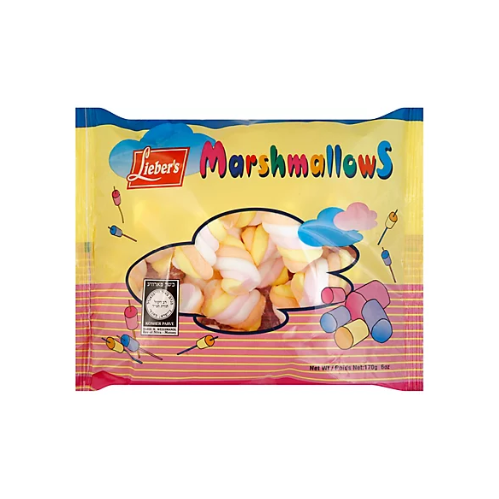 Liebers Twisted Marshmallows 140g