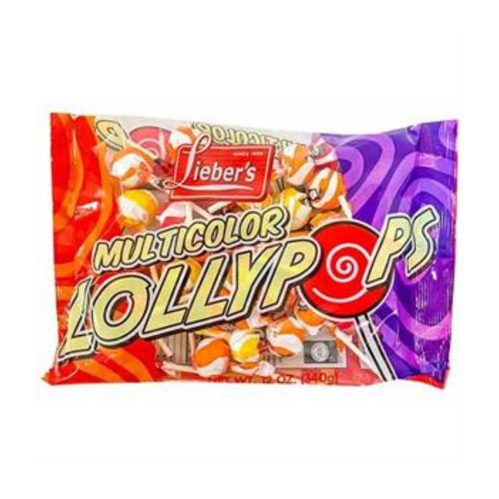 Liebers Multicolor Lollypops 340g