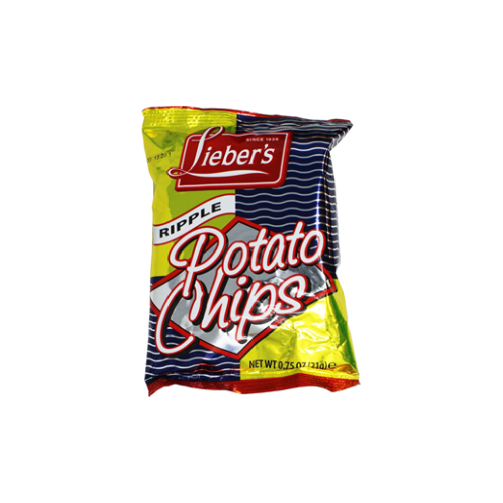 Liebers Ripple Potato Chips 21g