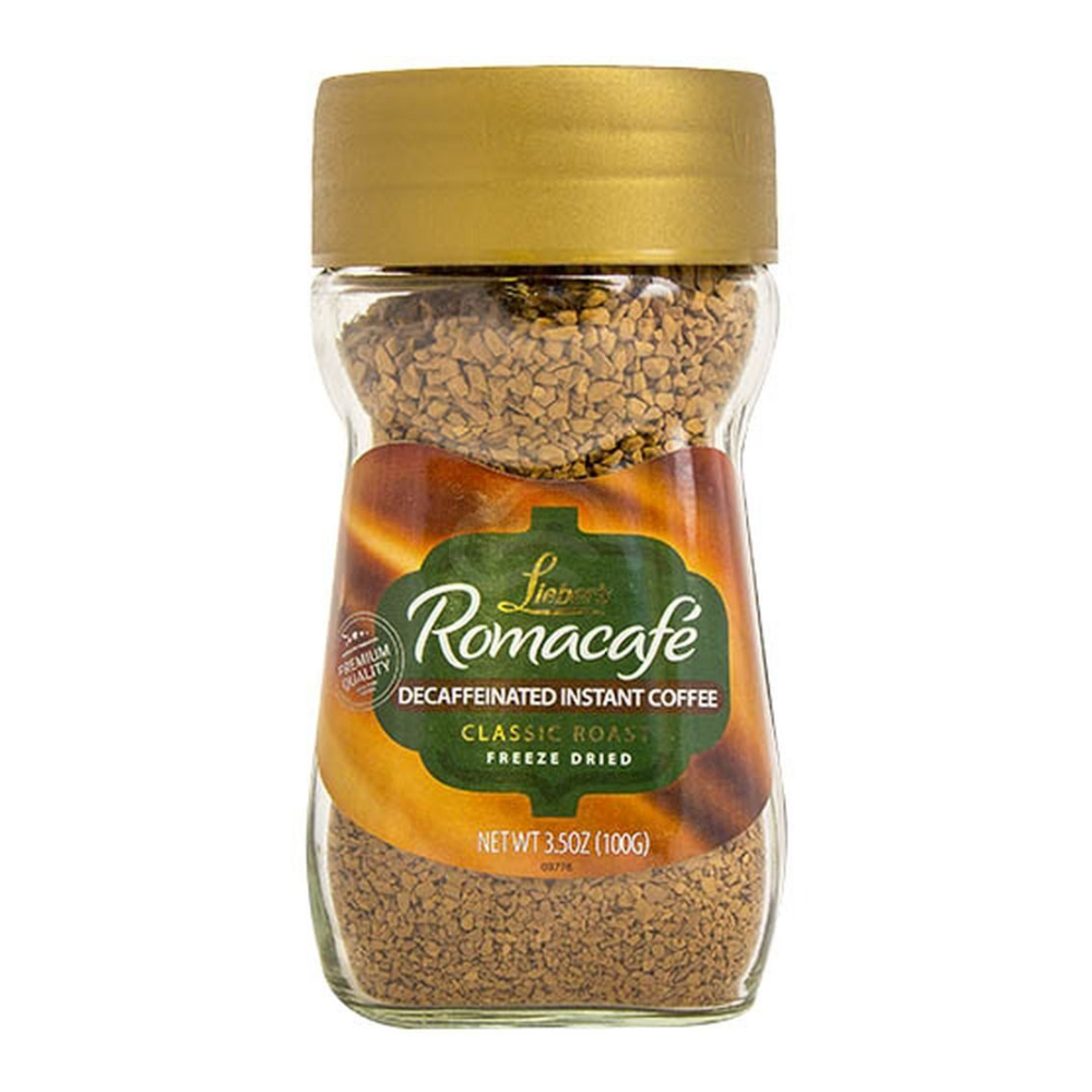 Liebers Romacafe Instant Coffee Decaffeinated Passover 100g