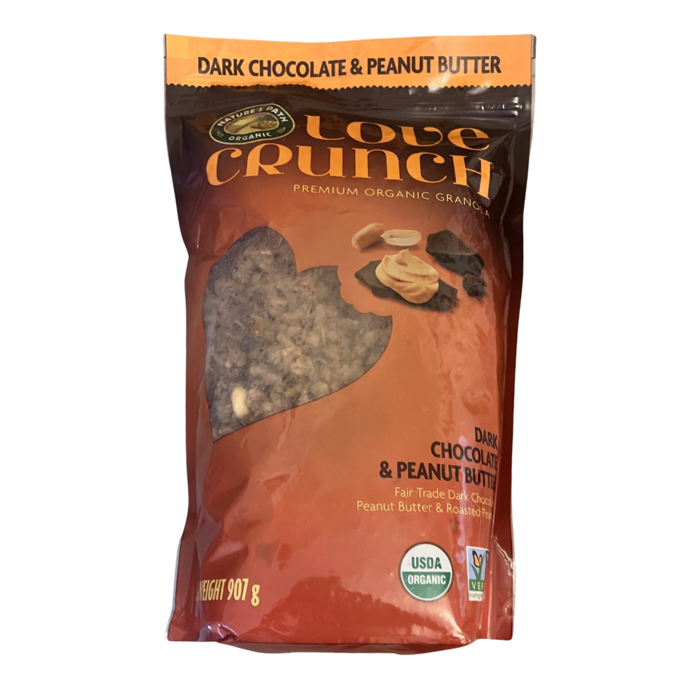 Nature's Path Organic Love Crunch Dark Chocolate and Peanut Butter Granola 907g