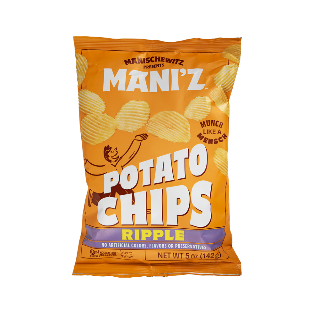 Manischewitz Ripple Potato Chips 142g