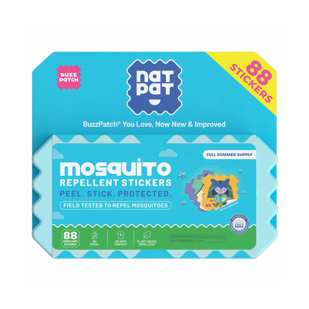 Nat Pat Mosquito Repellent Stickers 88 Pack