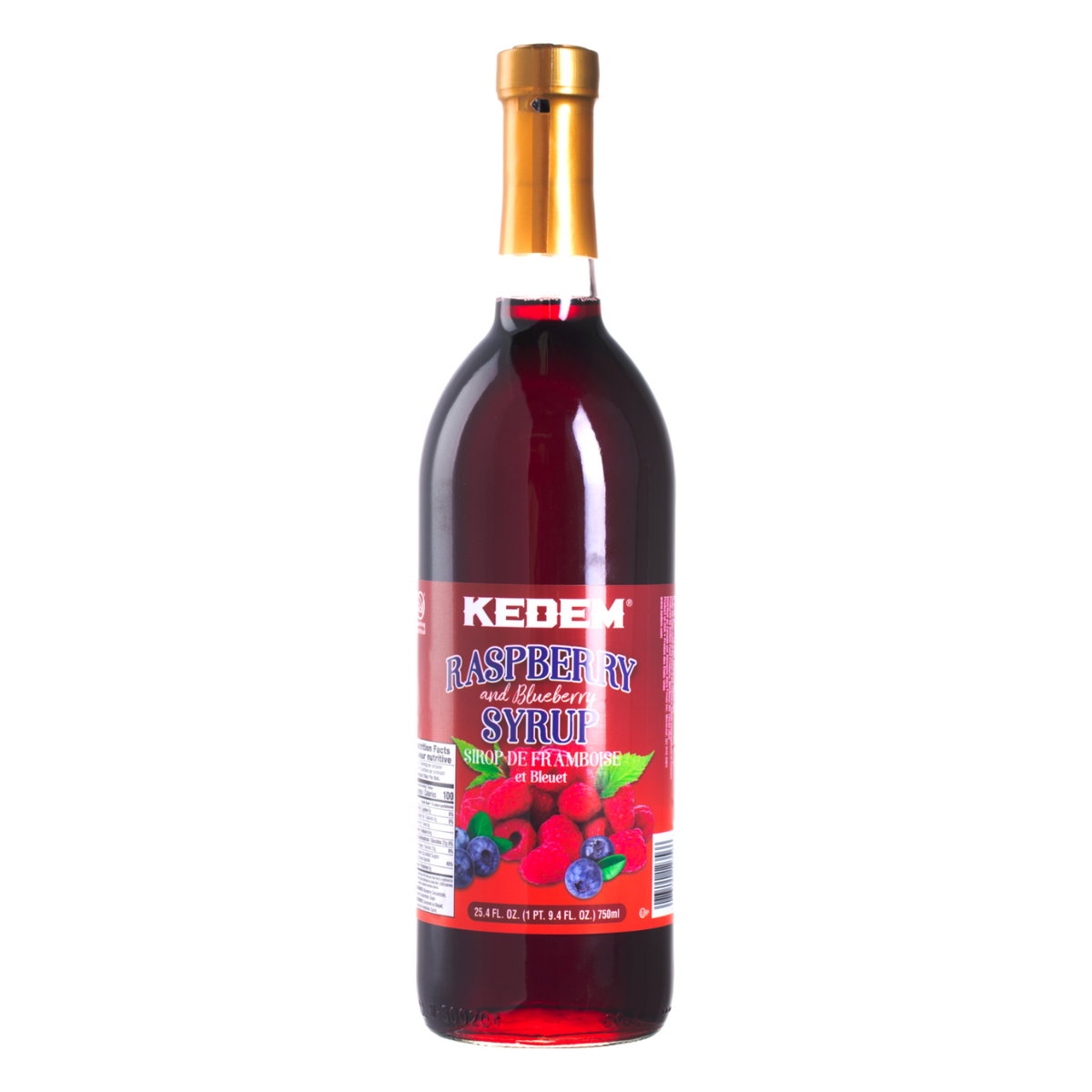 Kedem Raspberry & Blueberry Syrup 720ml