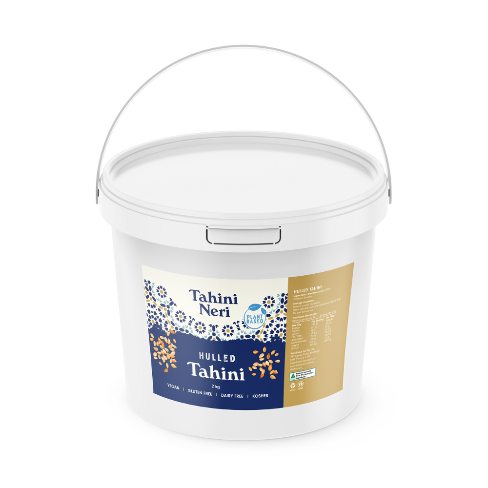 Tahini Neri Raw Hulled Tahini 2kg