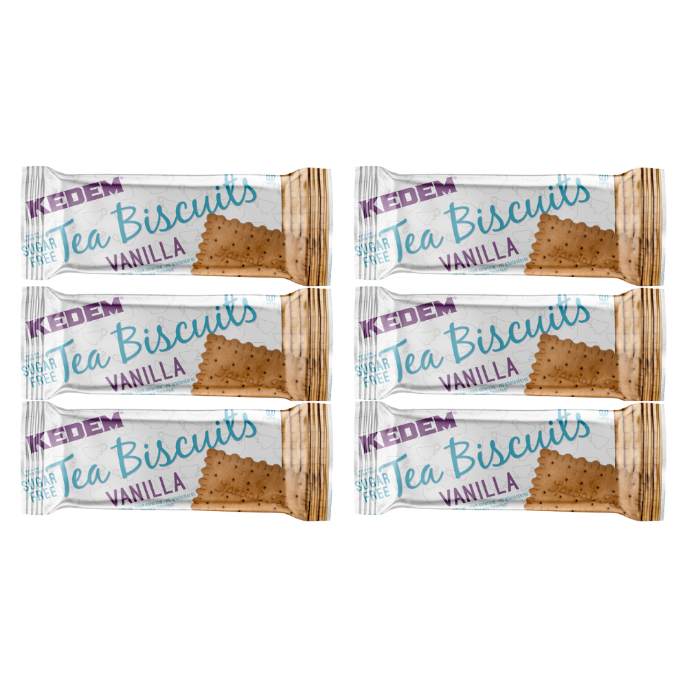 Kedem Tea Biscuits Vanilla Sugar Free 125g x 6 Solly's Online Grocery