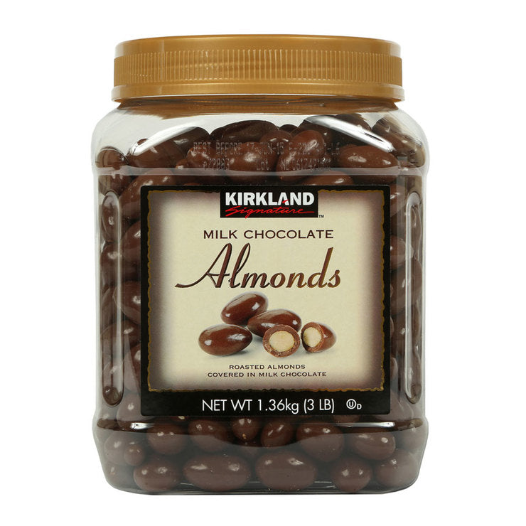 Kirkland Signature Milk Chocolate Covered Almonds 1.36kg