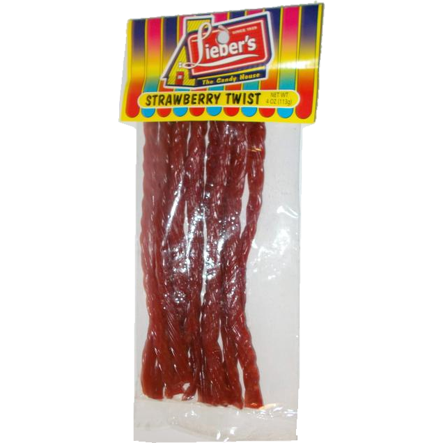 Liebers Strawberry Liquorice Twists 113g