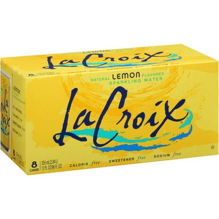 La Croix Sparkling Water Lemon 355ml x 12