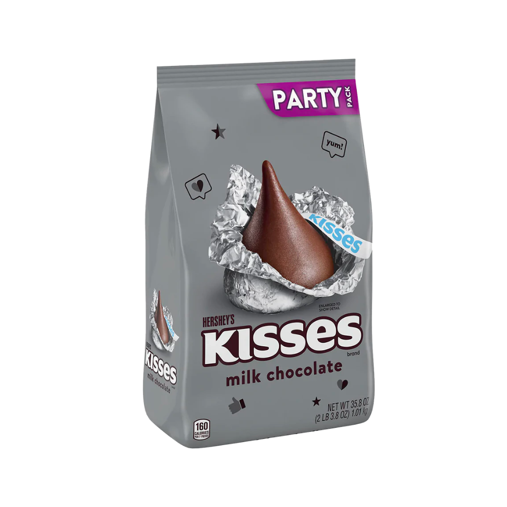 Hersheys Kisses Milk Chocolate Party Bag 1.02 kg