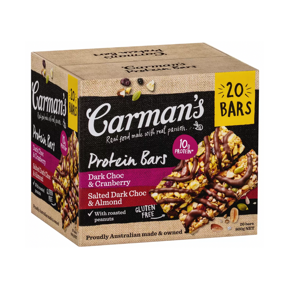 Carman's Protein Bars Variety 20 x 40g