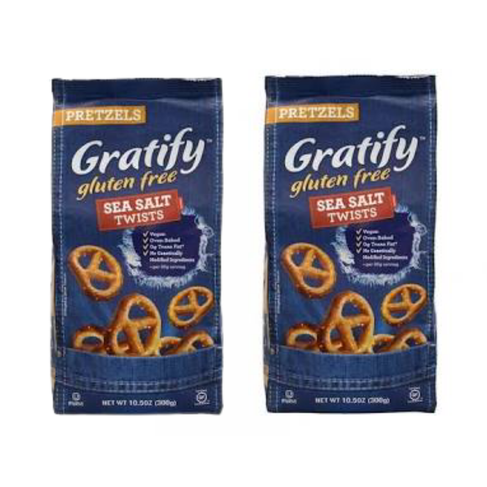 Gratify Gluten Free Pretzels 300g x 2