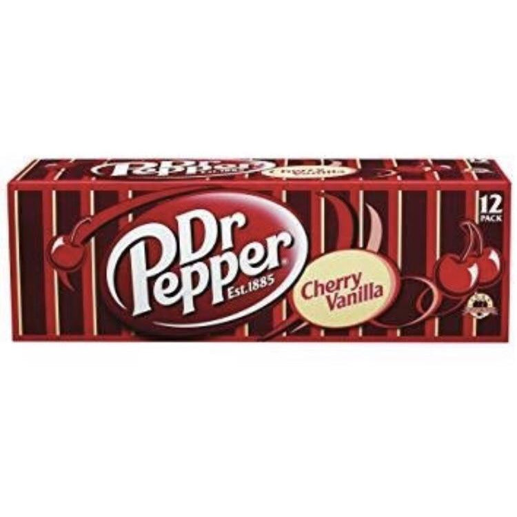 Dr Pepper Cherry Vanilla Can 355ml 12 Pack