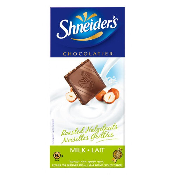 Shneiders Milk Chocolate With Roasted Hazelnuts 100g