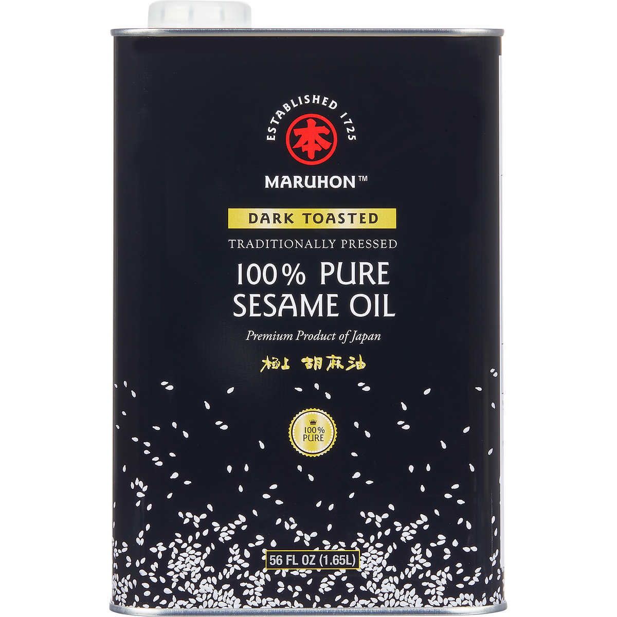 Maruhon 100% Dark Toasted Pure Sesame Oil 1.65 Ltr