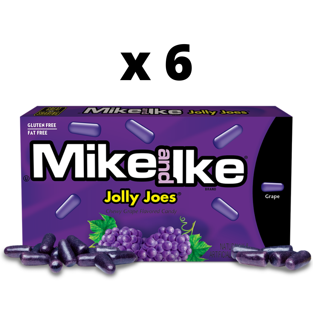 Mike & Ike Jolly Joes 141g x 6
