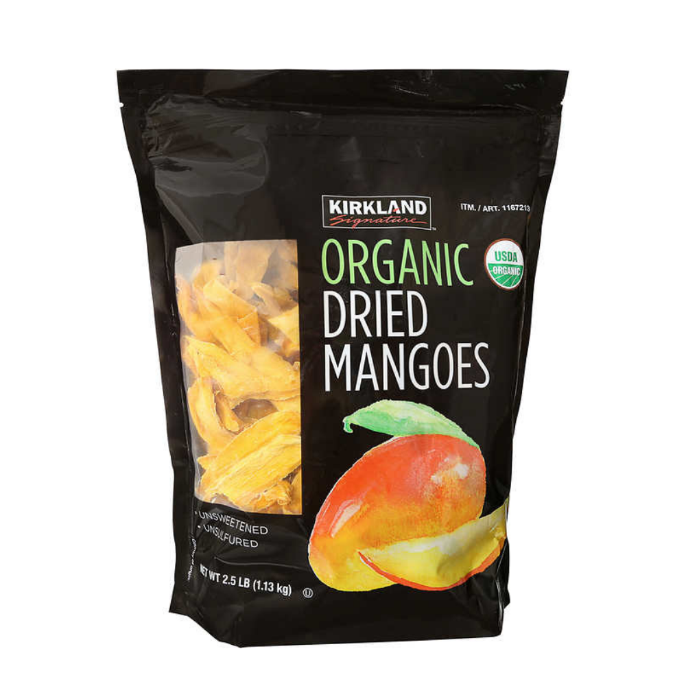Kirkland Signature Organic Dried Mangoes 1.13kg Solly's Online Grocery