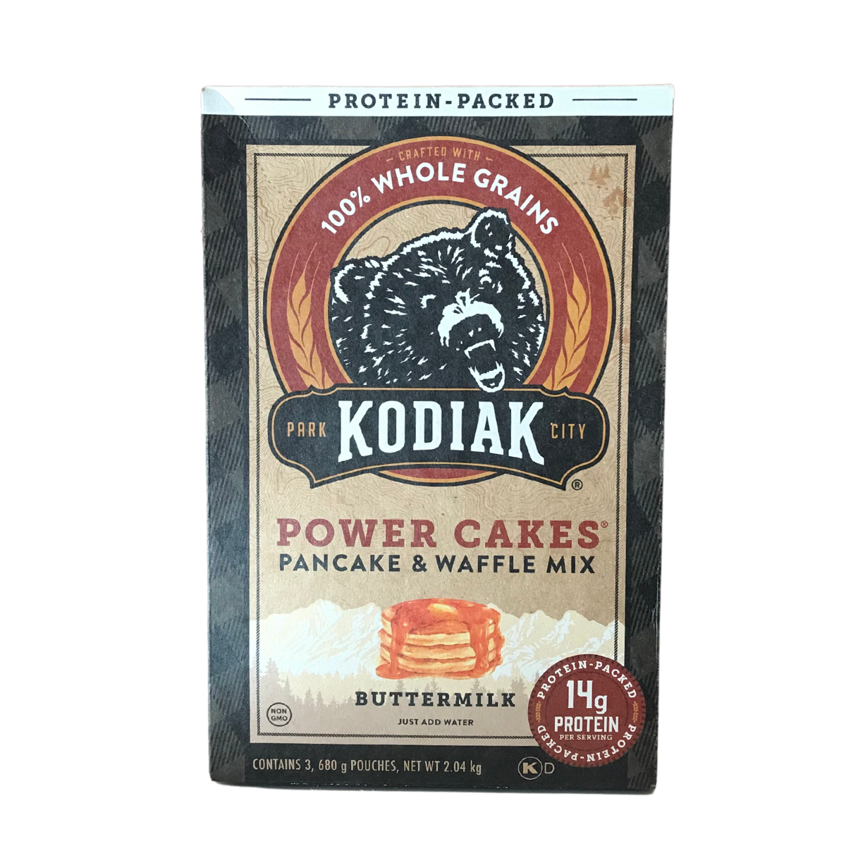 Kodiak Power Cakes Pancake & Waffle Mix Buttermilk 2.04kg
