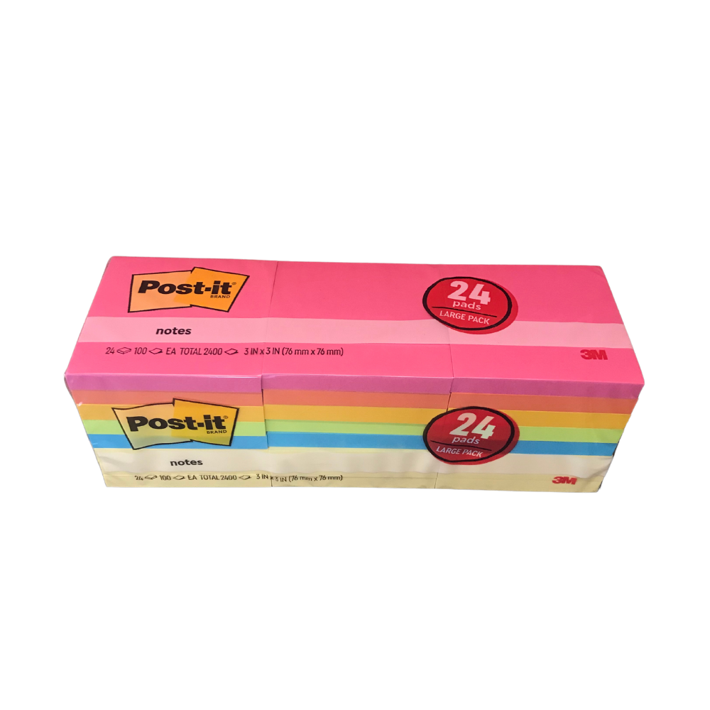 Post It Notes 24 Pads x 100