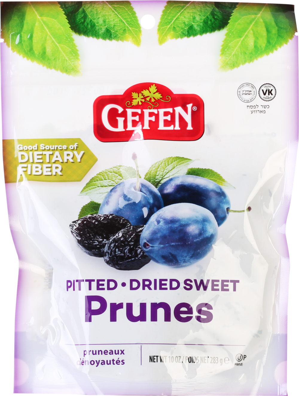 Gefen Pitted Dried Prunes 285g