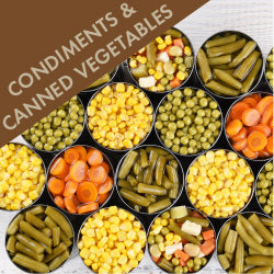 Condiments, Canned Vegetables, Spices, Deli & Fish