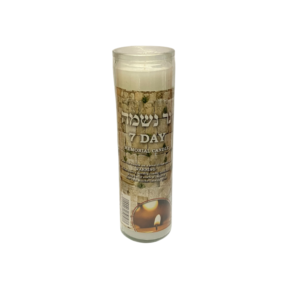 Memorial Candle Glass 7 Day
