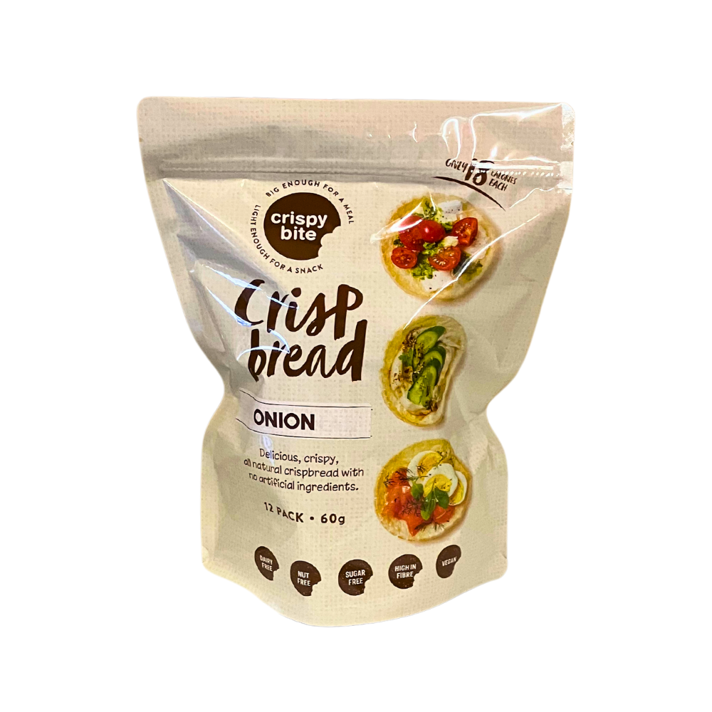Crispy Bite Crisp Bread Crackers Onion 60g