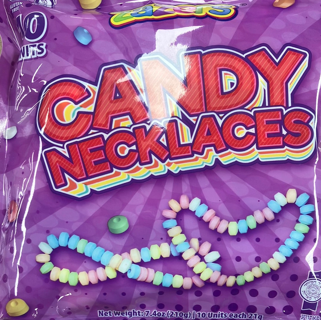 Zazers Candy Necklaces 10 Pack 210g