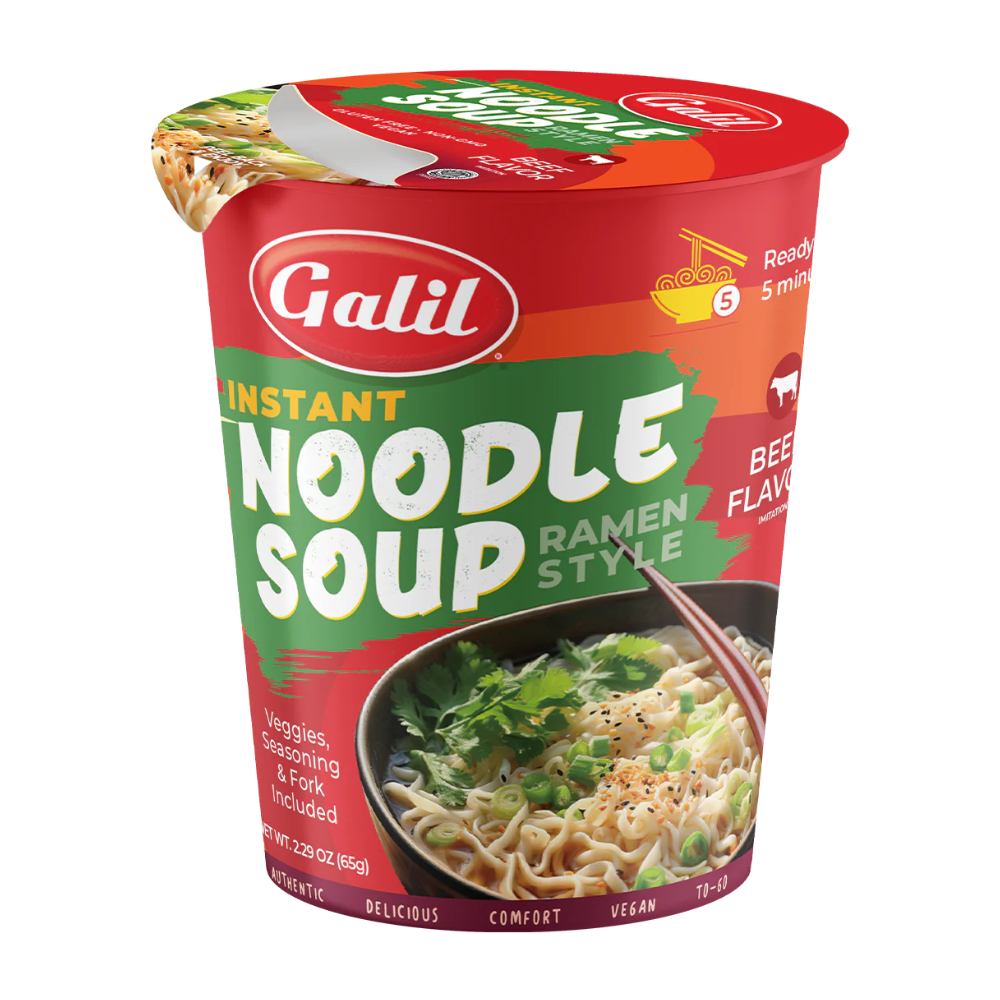 Galil Gluten Free Rice Noodle Soup Beef Flavour 65g