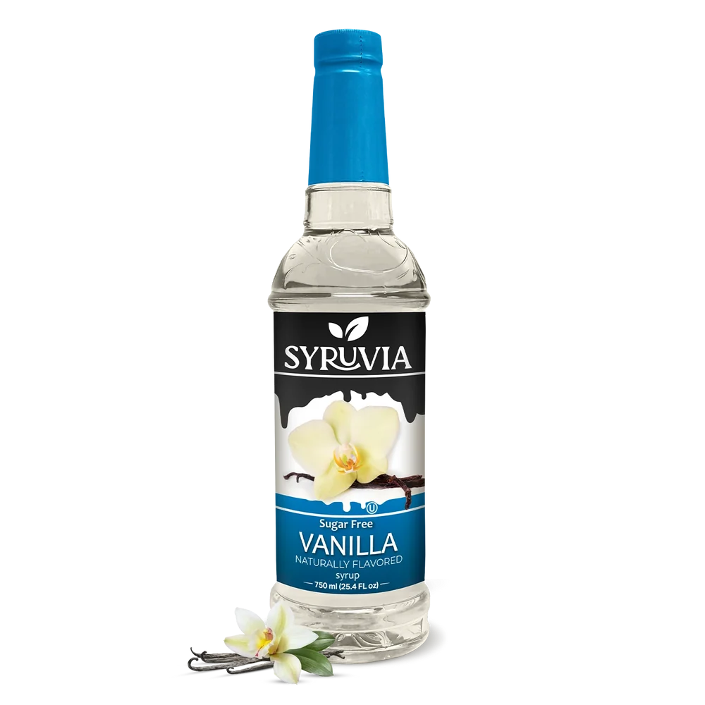SYRUVIA SUGAR FREE VANILLA SYRUP 750ml