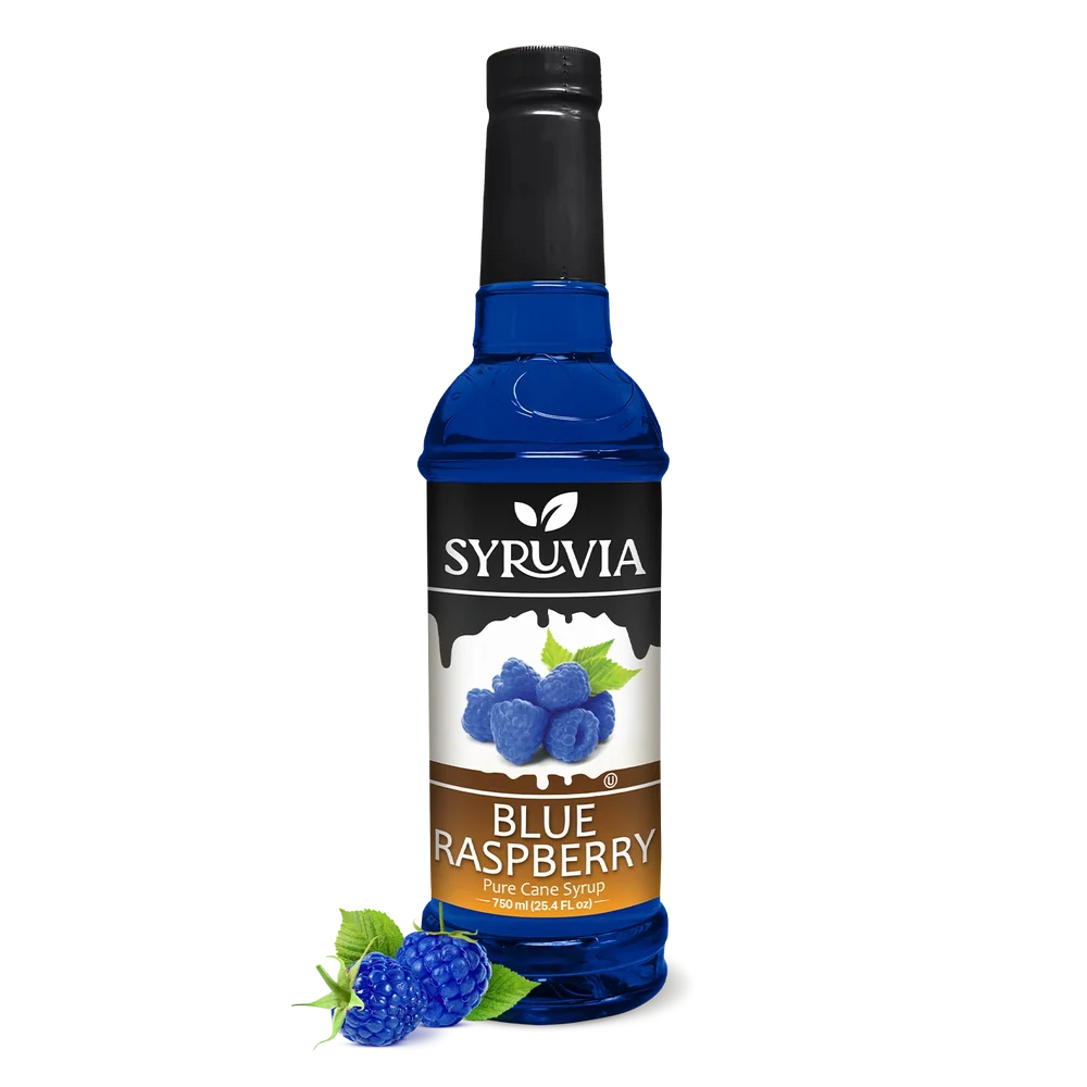 SYRUVIA BLUE RASPBERRY SYRUP 750ml