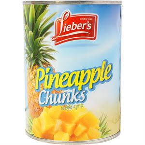 Liebers Pineapple Chunks 565g
