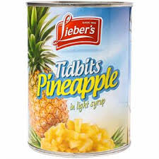 Liebers Pineapple Tidbits 565g