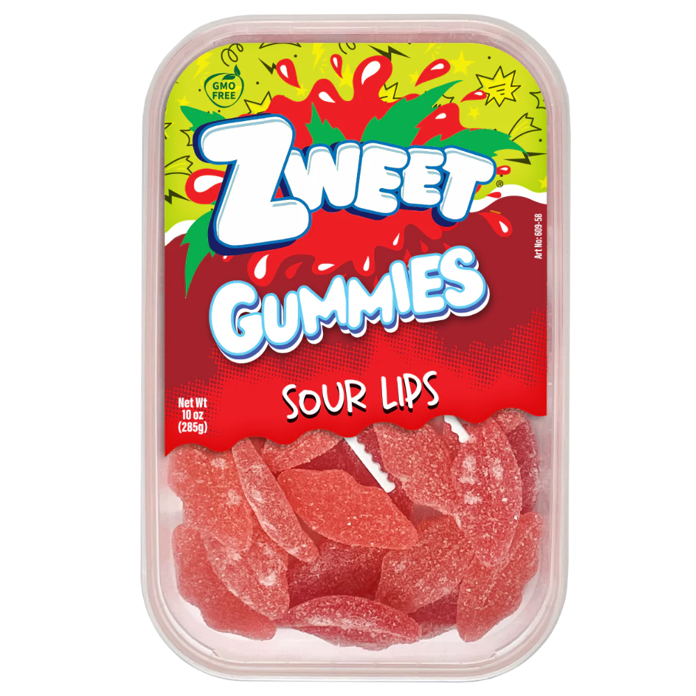 ZWEET GUMMY SOUR LIPS 285g